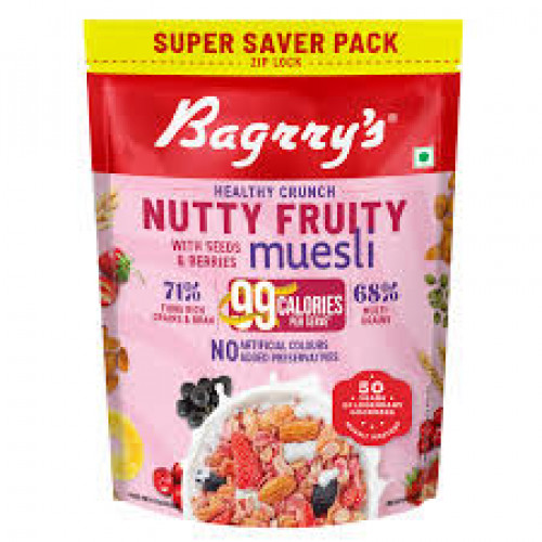 BAGRRYS NUTTY FRUITY MUESLI 425G