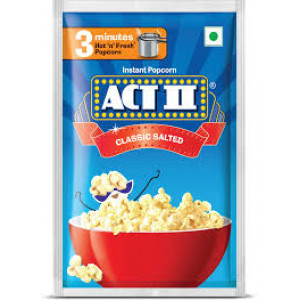 ACT II CLASSIC SALTED POPCORN 72G