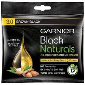GARNIER BLACK NATURAL BROWN BLACK 20ML+20G