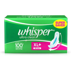 WHISPER ULTRA XL+ 30PADS