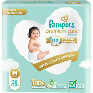 PAMPERS M 30PANTS
