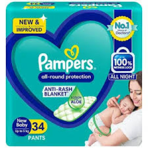 PAMPERS NB 34PANTS