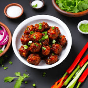 VEG MANCHURIAN DRY 8PCS