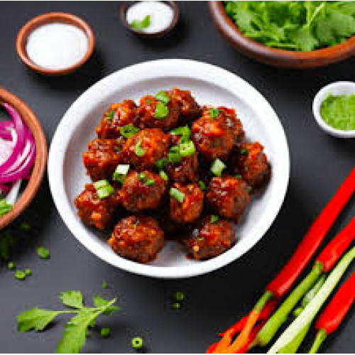 VEG MANCHURIAN DRY 8PCS