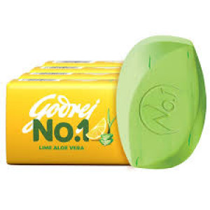 GODREJ NO.1 LIME ALOE VERA SOAP 4*150G