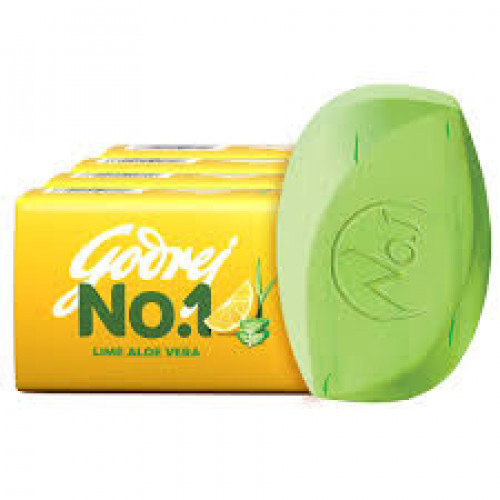 GODREJ NO.1 LIME ALOE VERA SOAP 4*150G