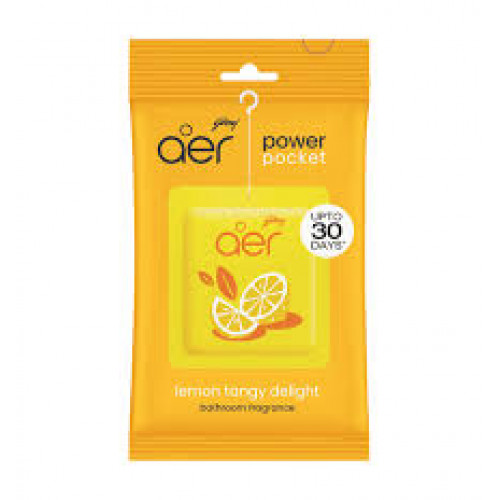GODREJ AER POCKET LEMON TANGY 60G