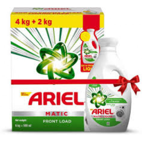 ARIEL MATIC TOP LOAD 5.8KG+500ML FREE