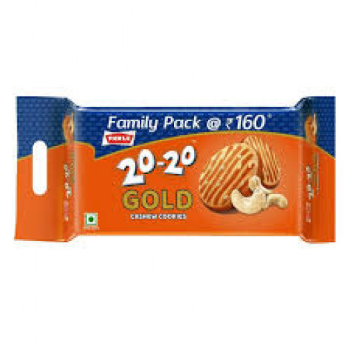 PARLE 20-20 GOLD CASHEW COOKIES 604.8G