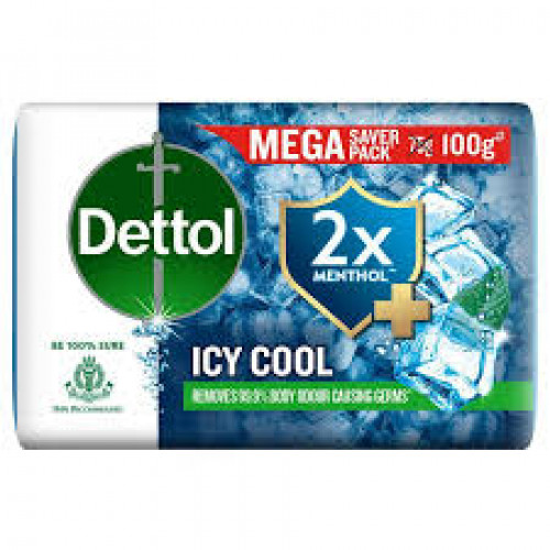 DETTOL ICY COOL SOAP 5*100G