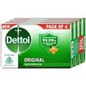 DETTOL ORIGINAL SOAP 4*60G