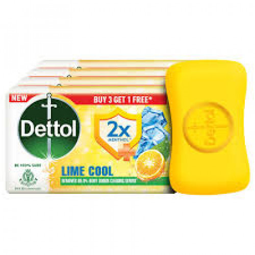 DETTOL LIME FRESH 4*100G