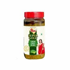 9AM GREEN CHILLI PICKLE 200G