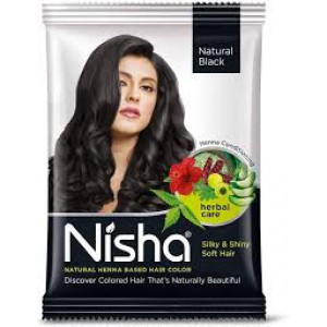 NISHA NATURAL BLACK HAIR COLOUR 25G