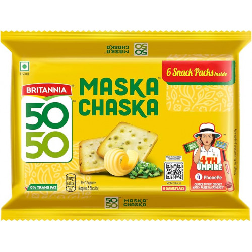 BRITANNIA 50-50 MASKA CHASKA 300G