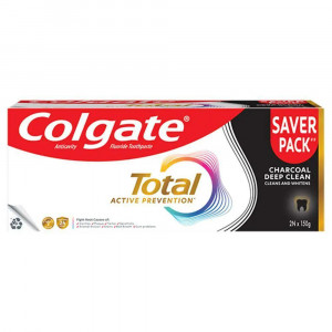 COLGATE TOTAL CHARCOAL TOOTHPASTE 150G COLGATE TOTAL CHARCOAL TOOTHPASTE 150G