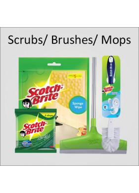 SCRUBS/ BRUSHS/ MOPS