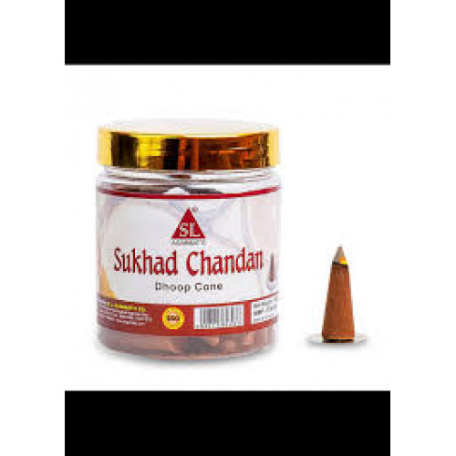 SL SUKHAD CHANDAN DHOOP CONE 150G
